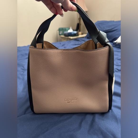 Kate Spade ♠️ Knott Colorblocked Medium Crossbody Tote - Picture 2 of 6